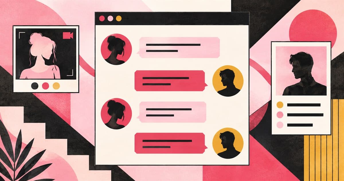 Redakčné porovnanie textového chatu, videochatu a profilových zoznamiek na spoznávanie žien